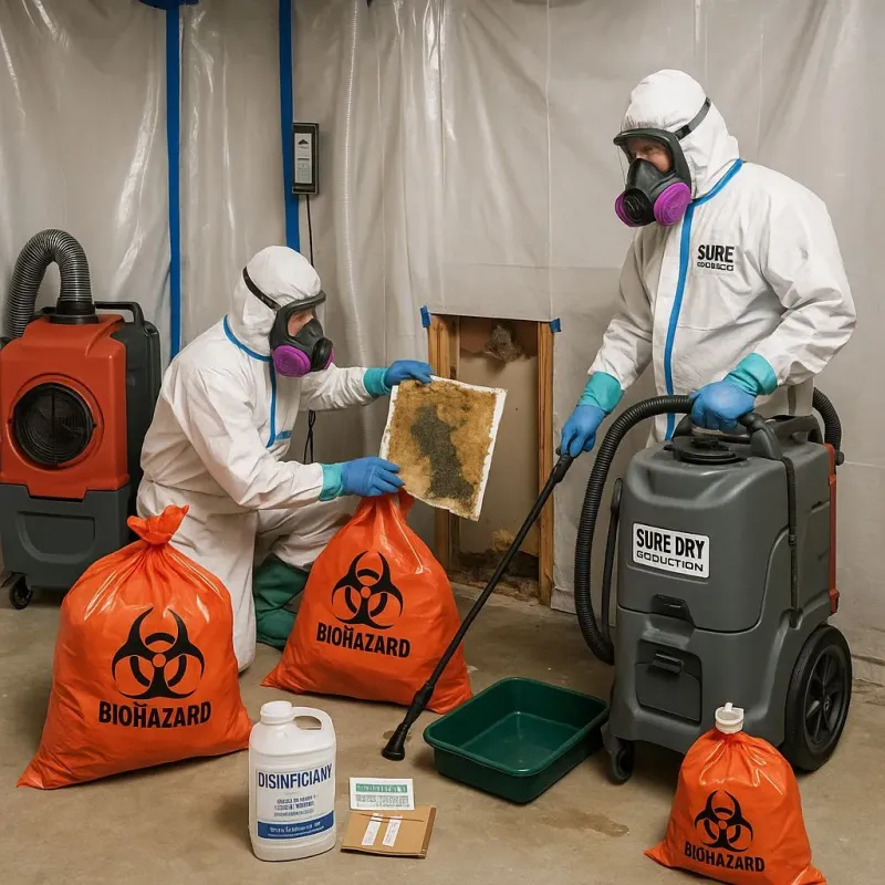 Contaminated Water Handling Protocols process in Hudson, IA